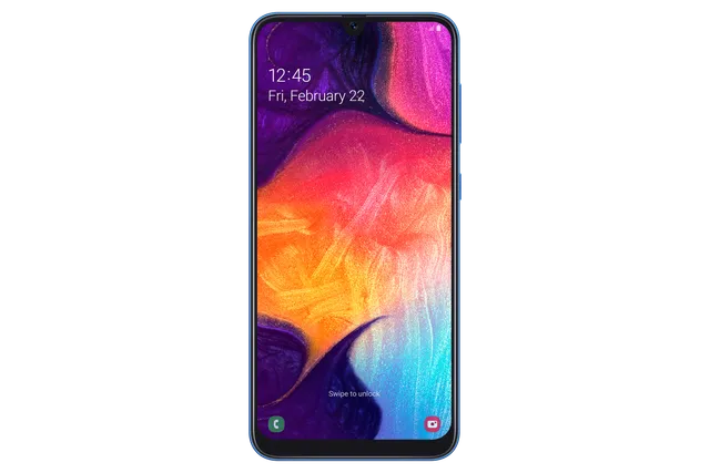 Samsung Galaxy A50 in Brandeis Blue