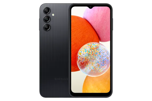 Samsung Galaxy A14 in Black Mist