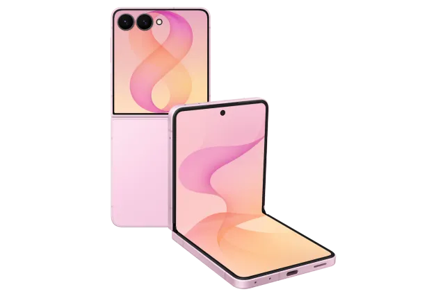 Samsung Galaxy Z Flip8 SM-F776Z in ピンク