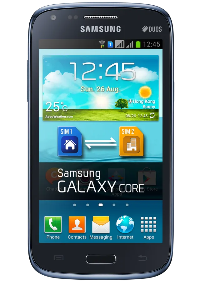 Samsung Galaxy Core GT-I8262 in OCEANBLUE