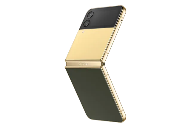 Samsung Galaxy Z Flip4 SM-F721W in Silver/Yellow/White