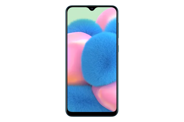 Samsung Galaxy A30s in Vintage Blue